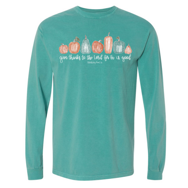 "Give Thanks to the Lord" Long Sleeve Tee