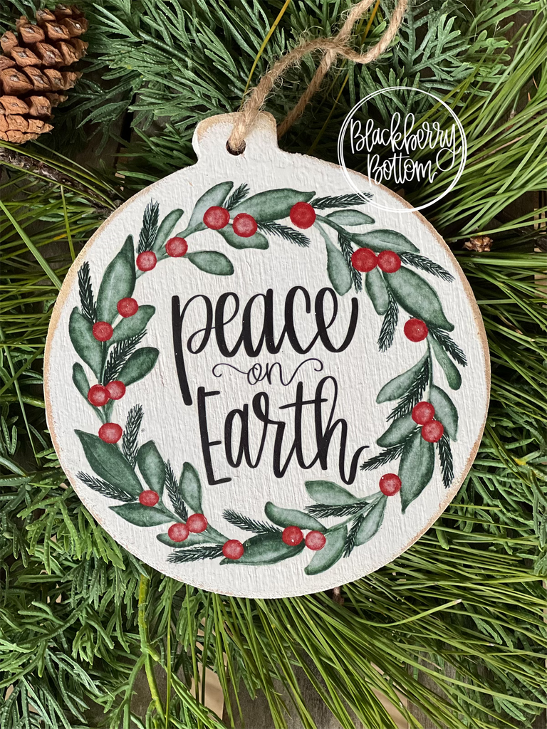 Peace on Earth Ornament