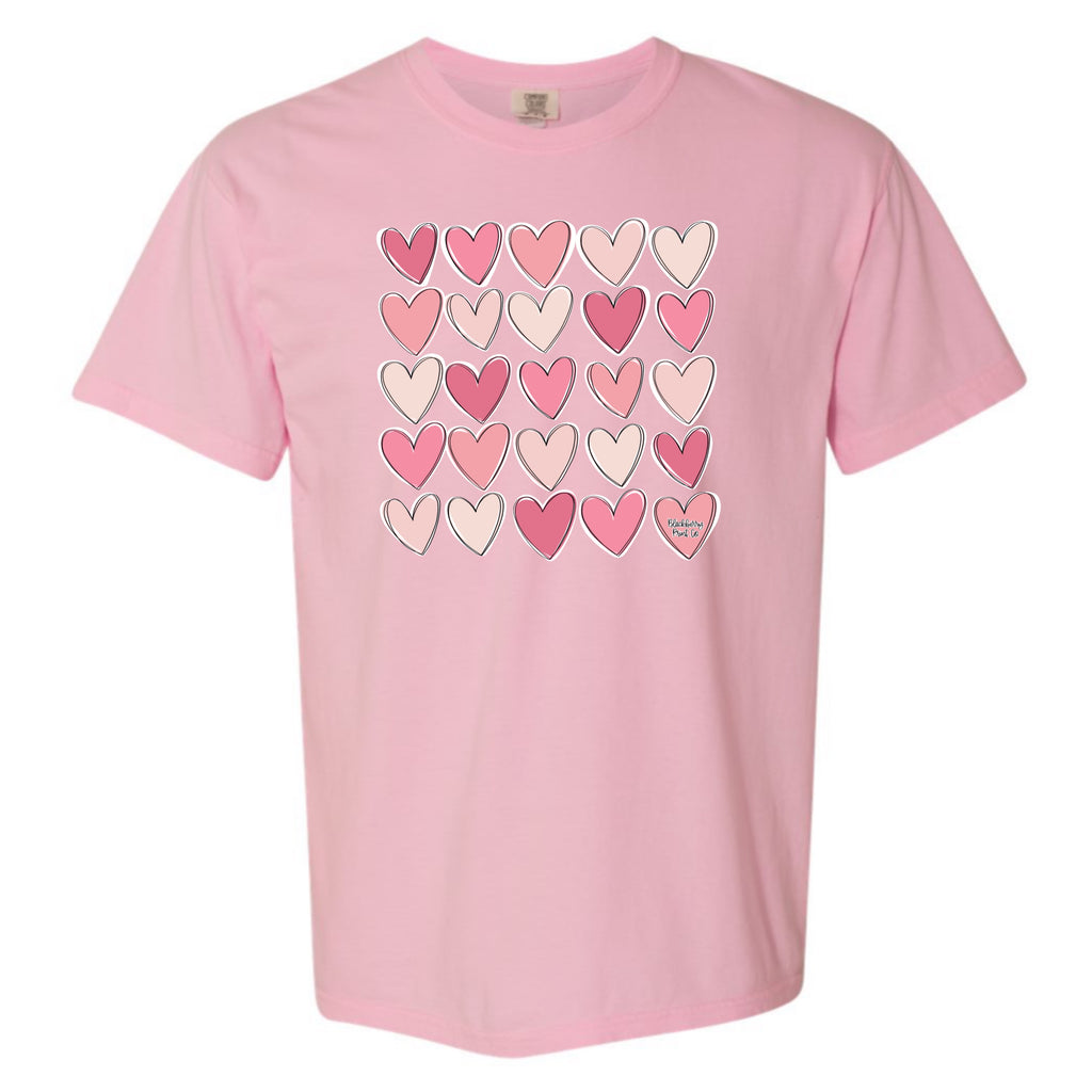 "Mini Hearts" Short Sleeve Tee